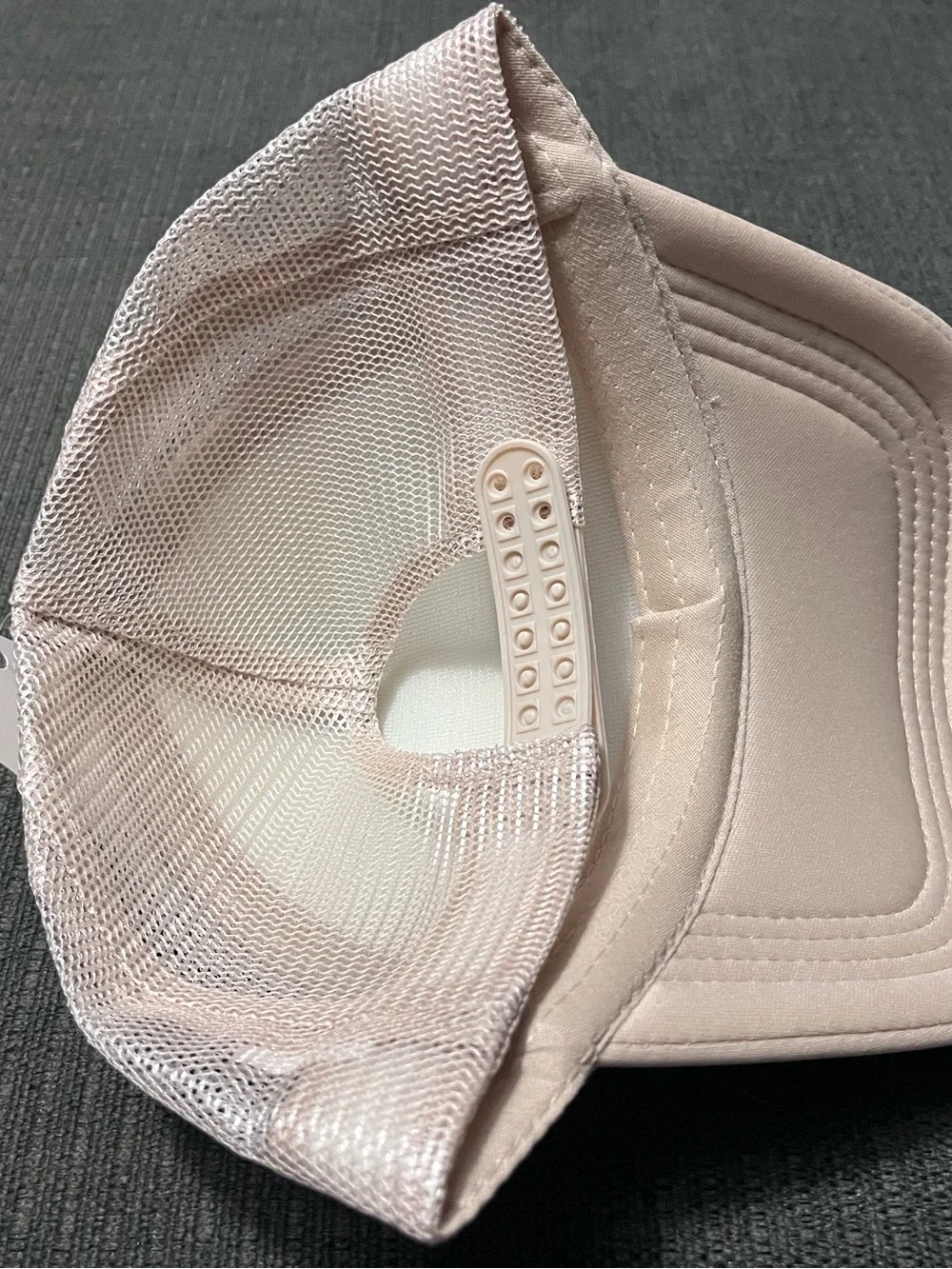 ‘Bestie' Tan and White Trucker Hat New